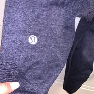 blue lululemon capris
